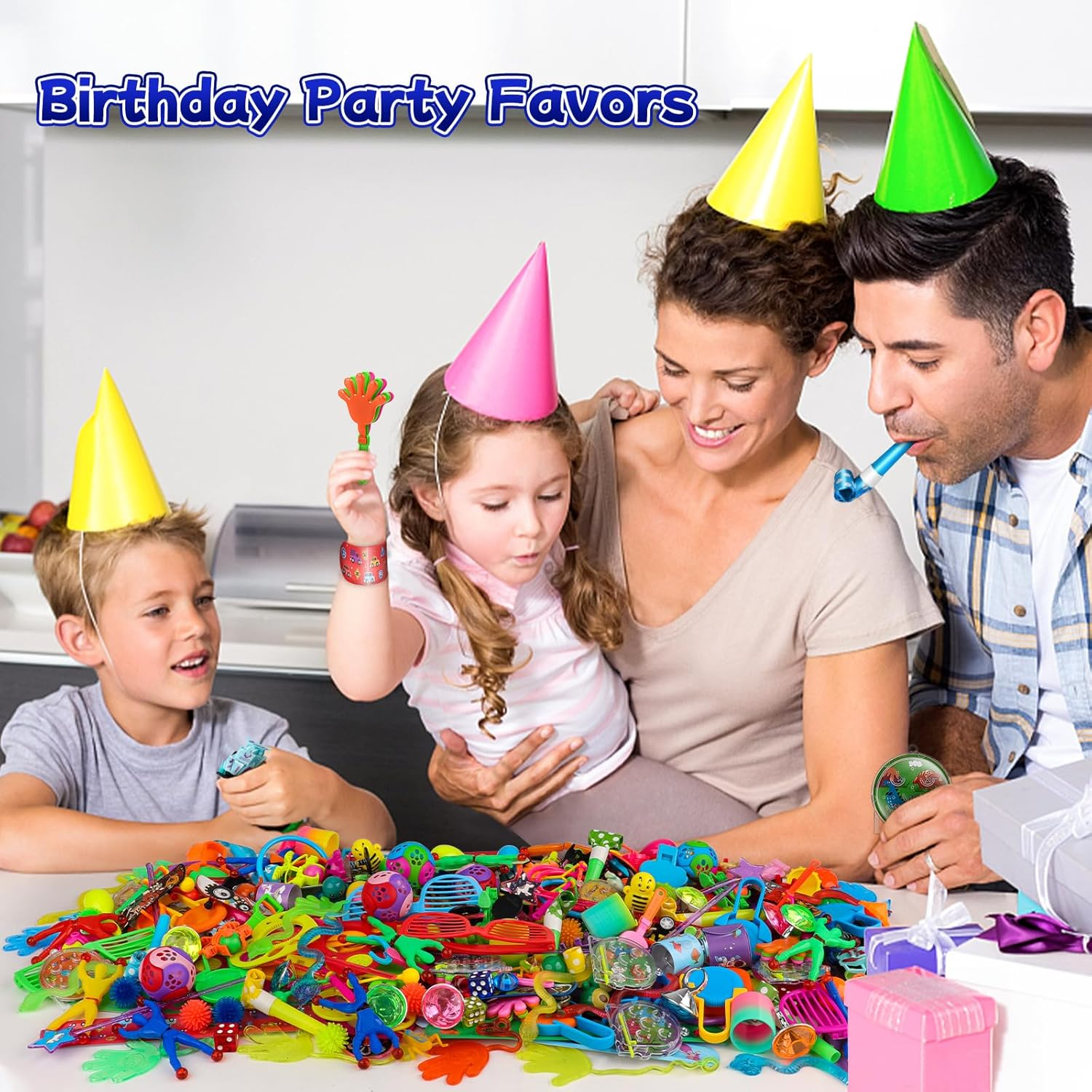 Amybenton 300 PCS Party Favor for Kids Goodie Bags Stuffers, Party Bag Filler Prize Box Toys for Kids Classroom Bulk, Pinata Fillers, Treasure Chest Toy for Students Rewards, Carnival Prizes image number 3