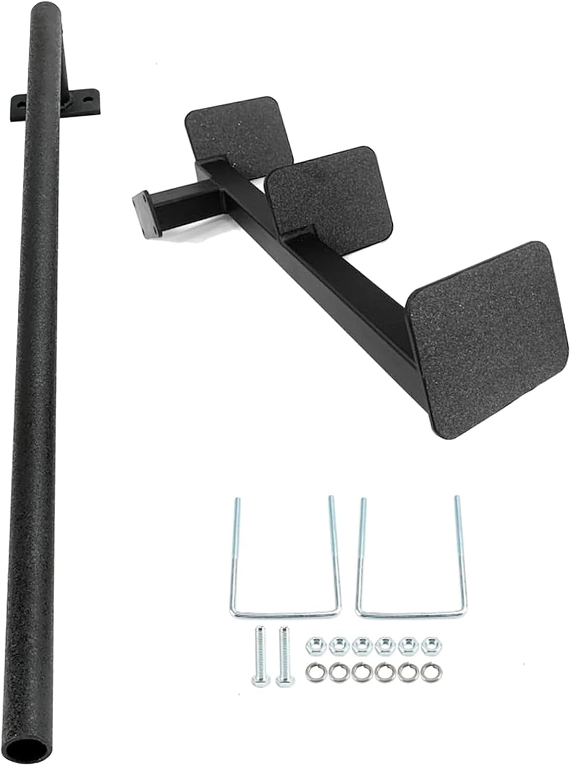 Boat Trailer Step, 3 Steps Trailer Tongue Step, Stainless Steel Paint Spraying Boat Trailer Tongue Step, Universal Trailer Tongue Step for Bass Boats, Easy Installation, 21 Inch image number 2