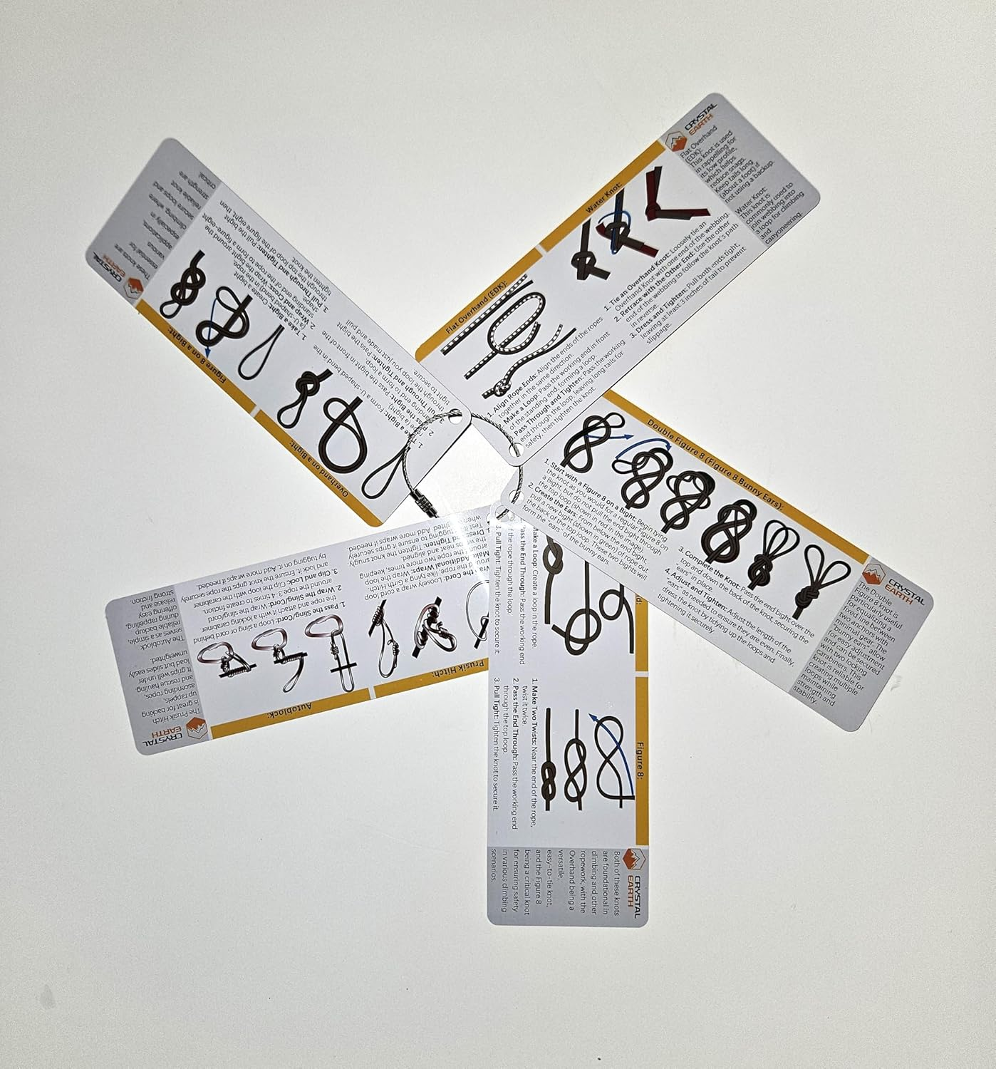 Crystal Earth Climbing Knots Cards