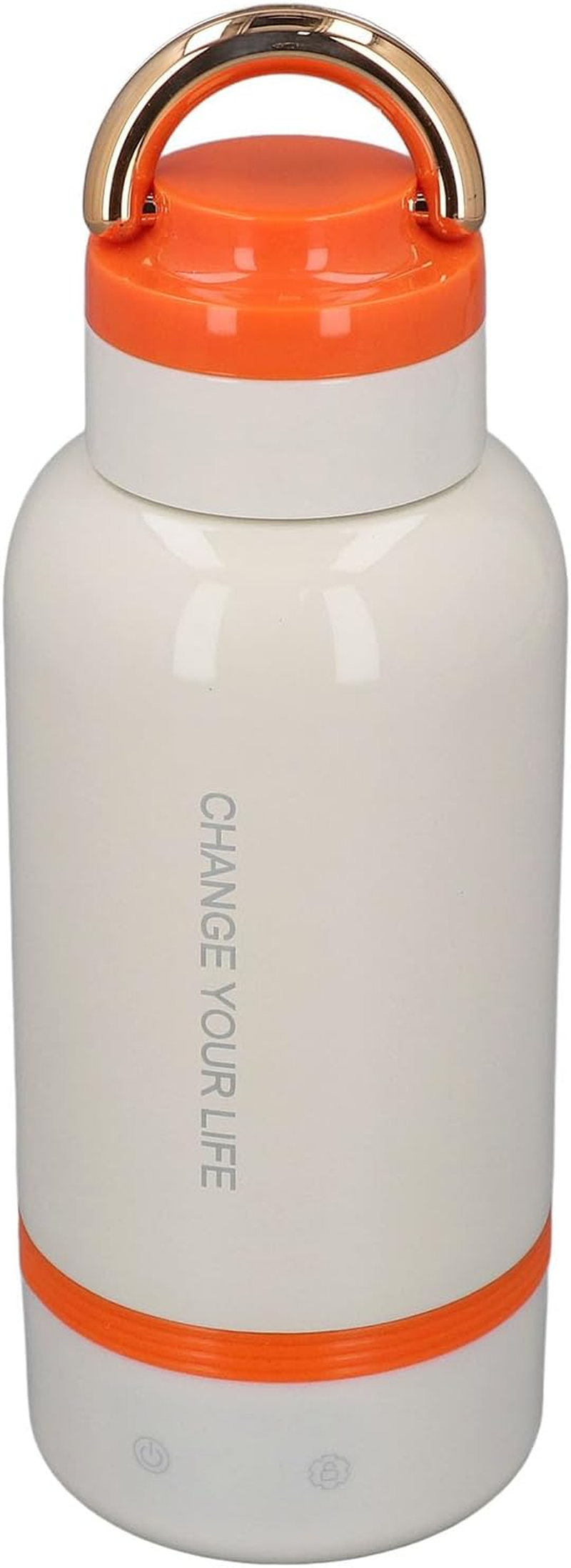 Portable Bottle Warmer for Travel, Milk Warmer with Cordless Fast Heating & USB Rechargeable for Breast Milk, Water, 500Ml Travel Electric Kettle for Vehicle, Car, Airplane image number 6