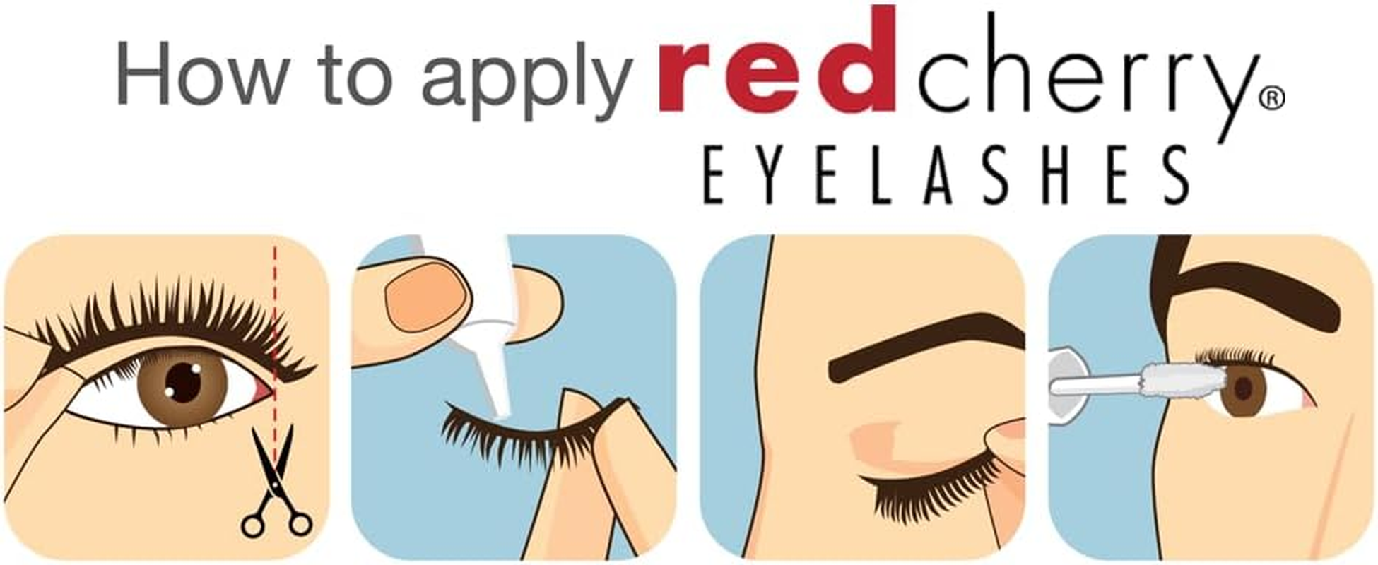 Red Cherry #217 False Eyelashes (Pack of 6 Pairs) image number 5