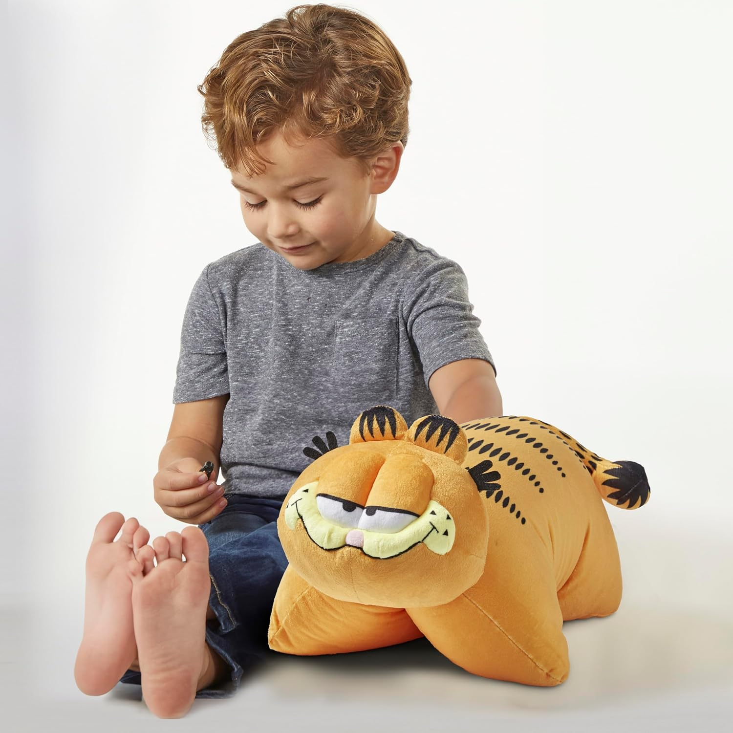 Pillow Pets Nickelodeon Garfield - Stuffed Animal Plush Toy image number 5