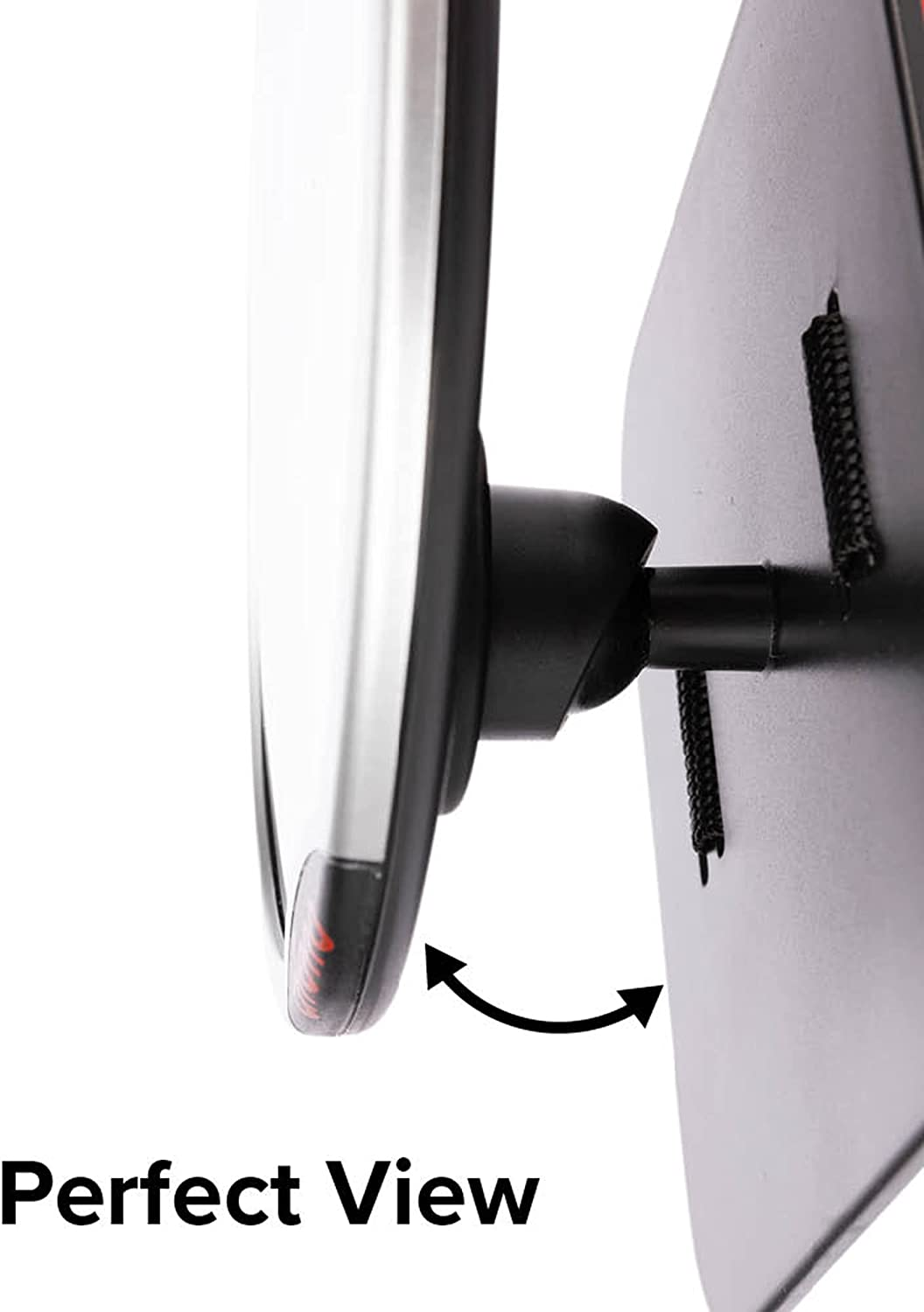 Diono Easy View Pack of 2 Baby Car Mirrors, Safety Car Seat Mirror for Rear Facing Infant, Fully Adjustable with 360 Rotation, Wide Crystal Clear View, Shatterproof, Crash Tested