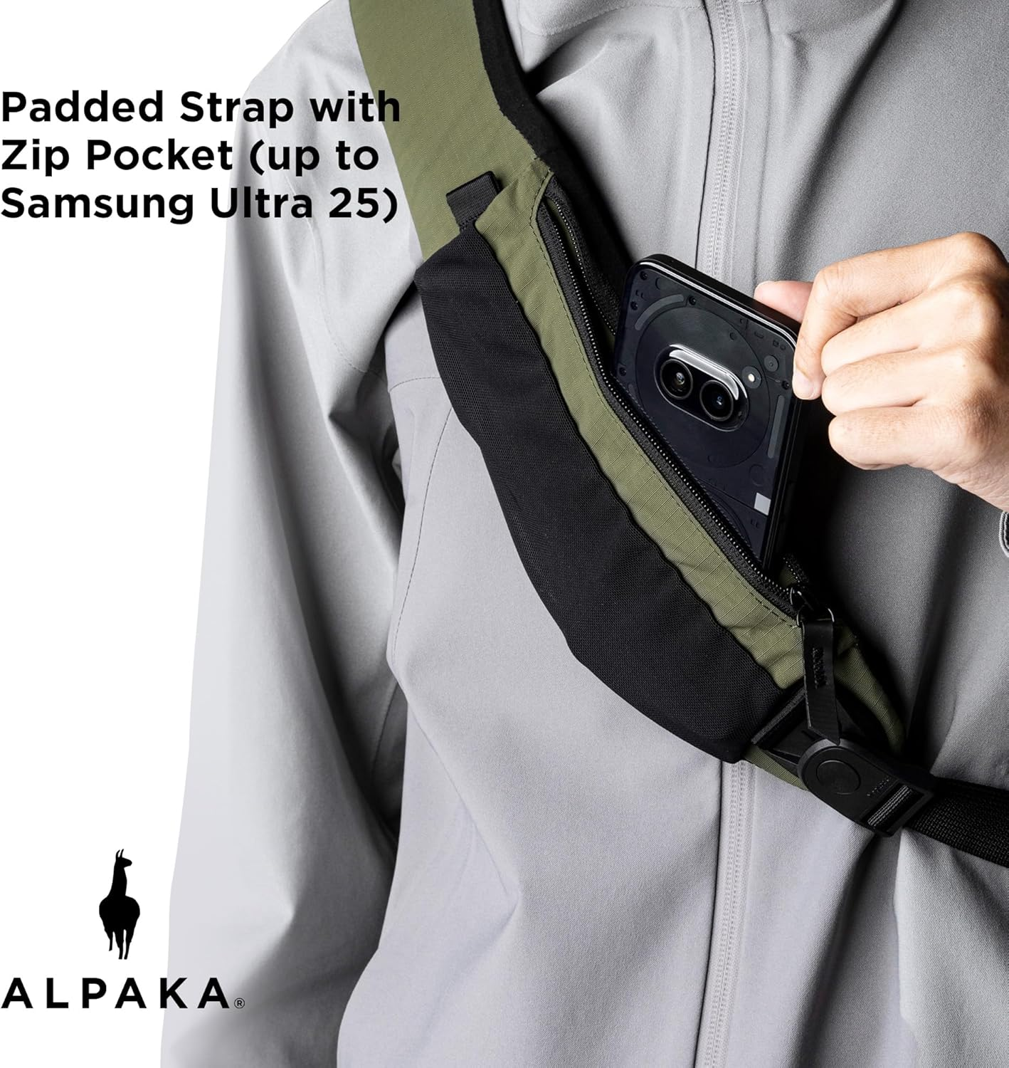 ALPAKA Metro Crossbody Right Shoulder 7.5L - Crossbody Bag Men,Sling Backpack - Fits 11" Tablet - Single Shoulder