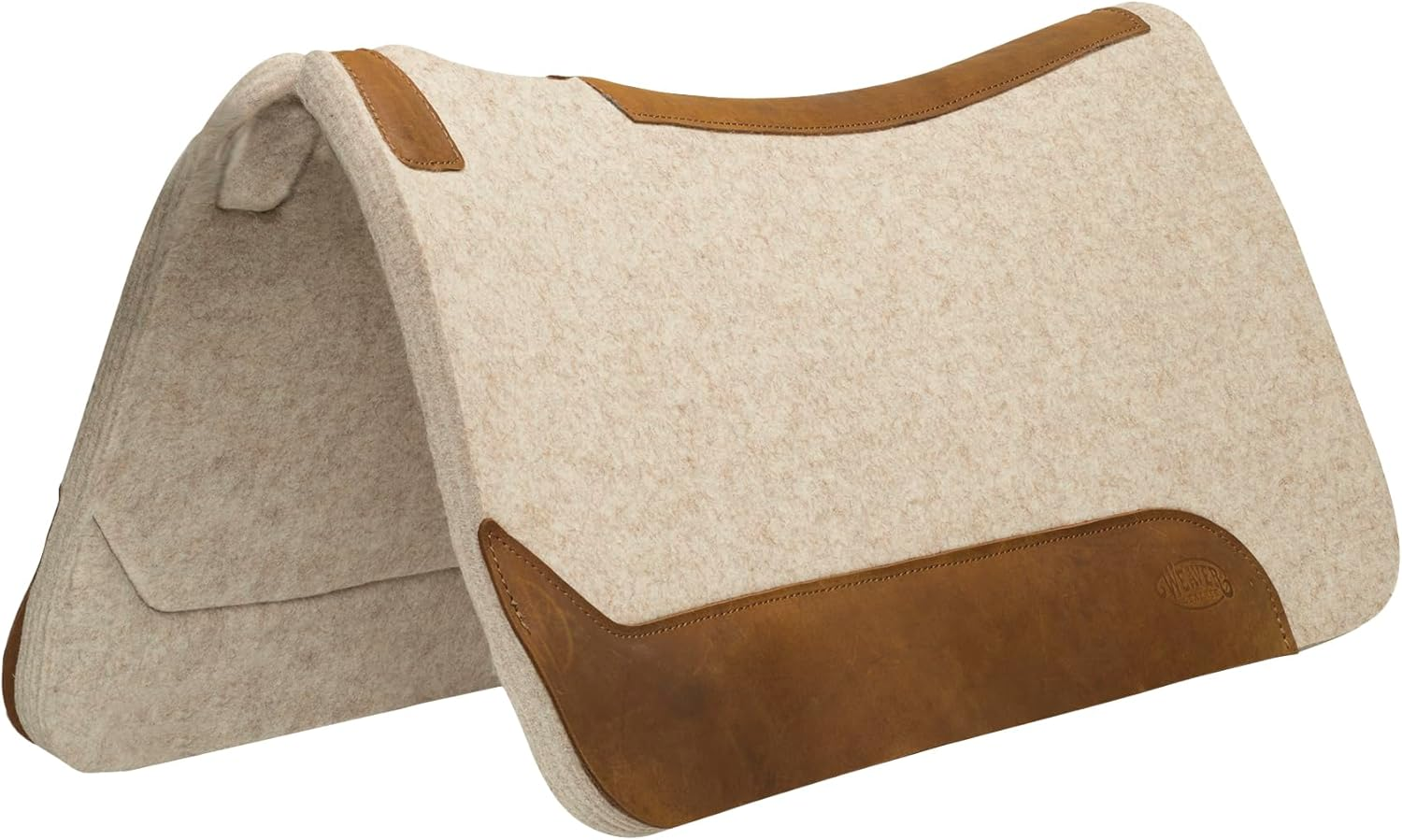 Weaver Equine Unisex Adult 30" X 30" Felt Pad Saddle Pad Tan 1 Piece (Pack of 1) image number 4