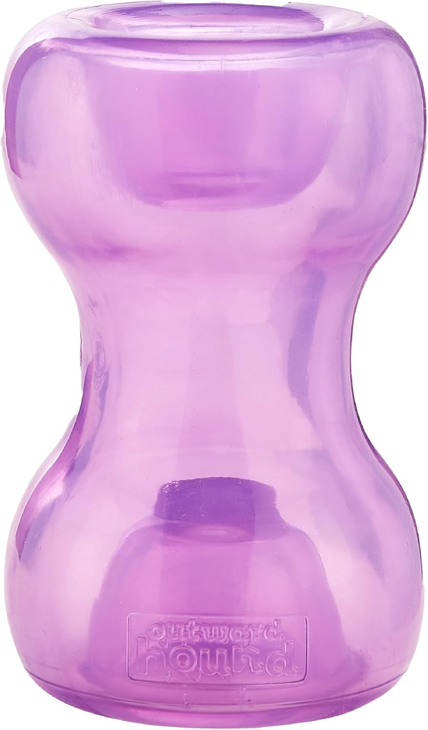 Outward Hound Double Snoop Interactive Treat Stuffer Durable Dog Toy, Dog Treat Toy, Purple image number 4