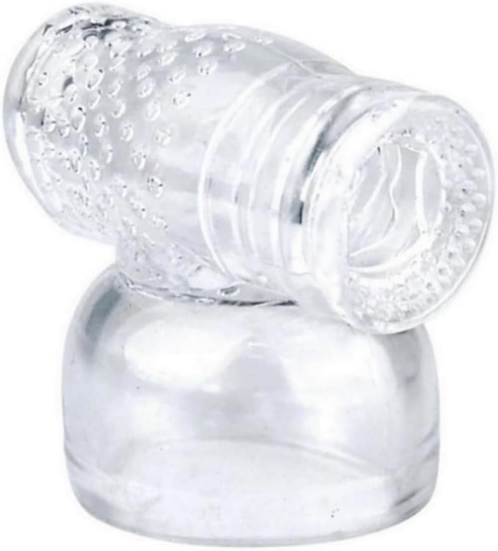 Male Masturbation Wand Attachment Ribbed Male Masturbator Wand Attachment for Full Size Massager Wands Sex Toy image number 3