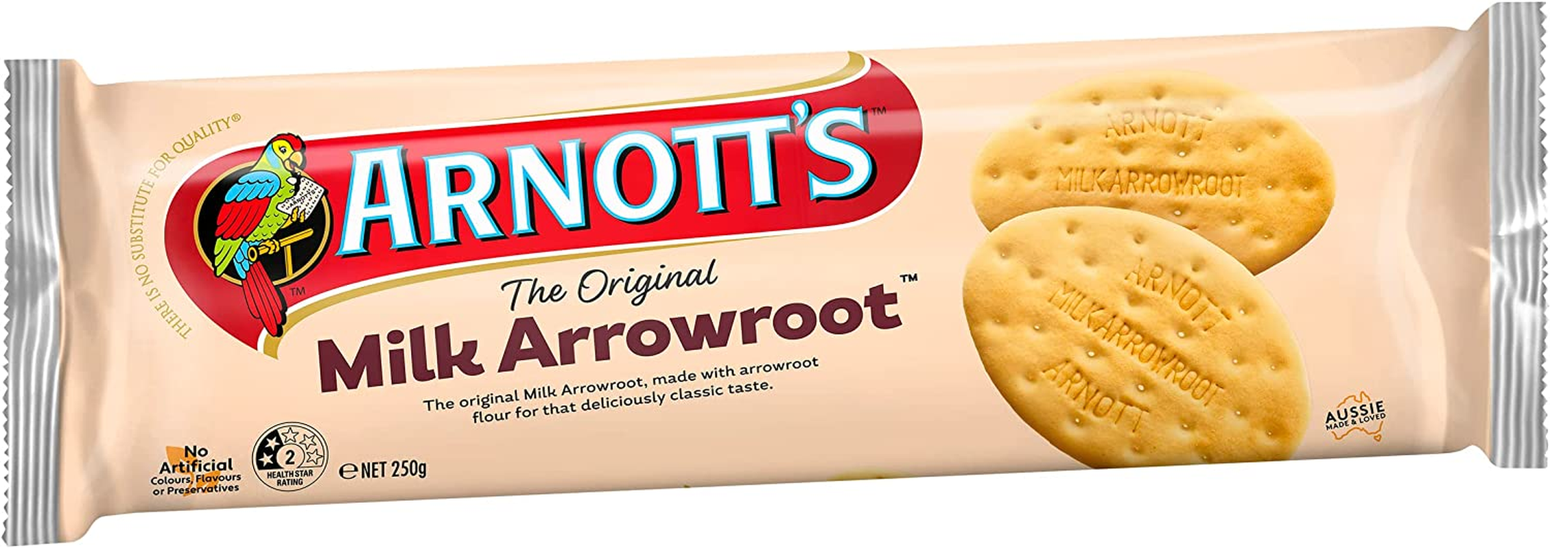 Arnott'S Malt-O-Milk Plain Biscuits 250G image number 1