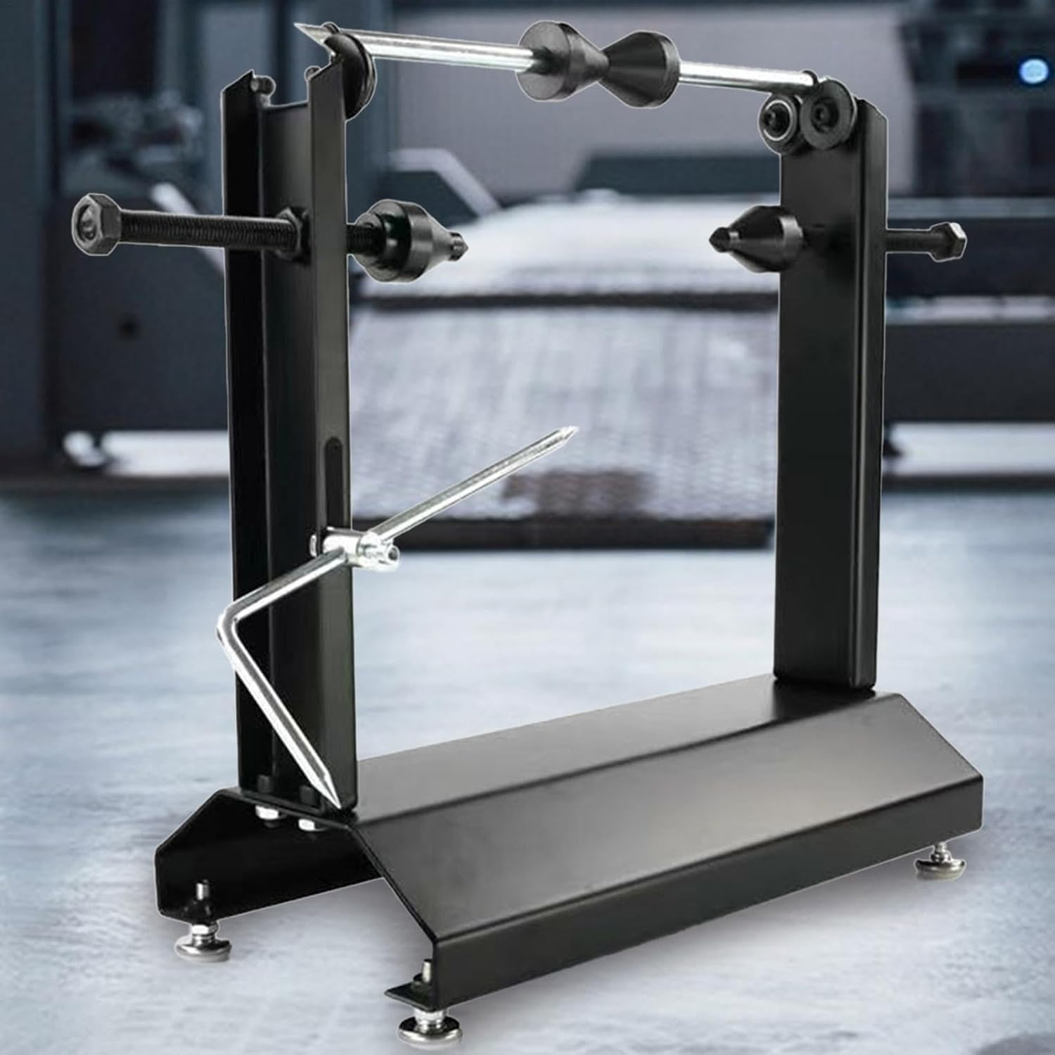 Motorbike Wheel Balancer - Handheld Motorcycle Rim Stabilizer, Rotational Static Truing Device Balancing Instrument | Automotive Tire Replacement Equipment Rim Restoration Tools, Sturdy Tire Stand image number 2