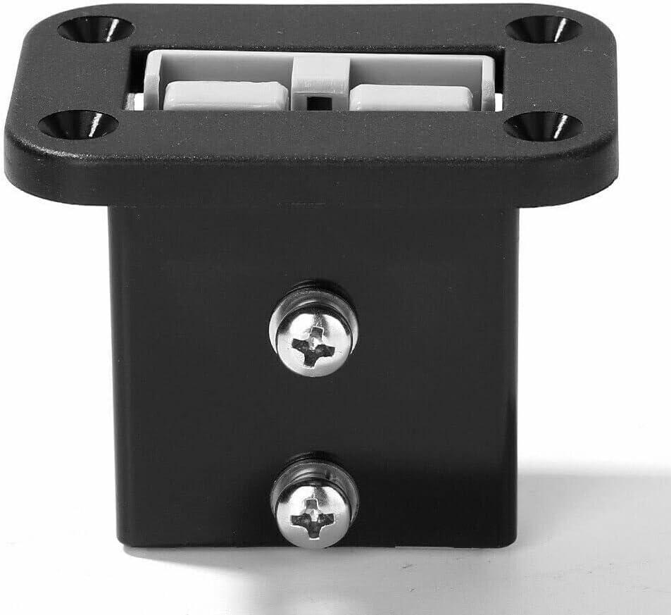 WADY 2 Sets Anderson Plug Flush Mount 50Amp Mounting Bracket Panel Cover Quick Car Battery Connector for Caravan 600V image number 4