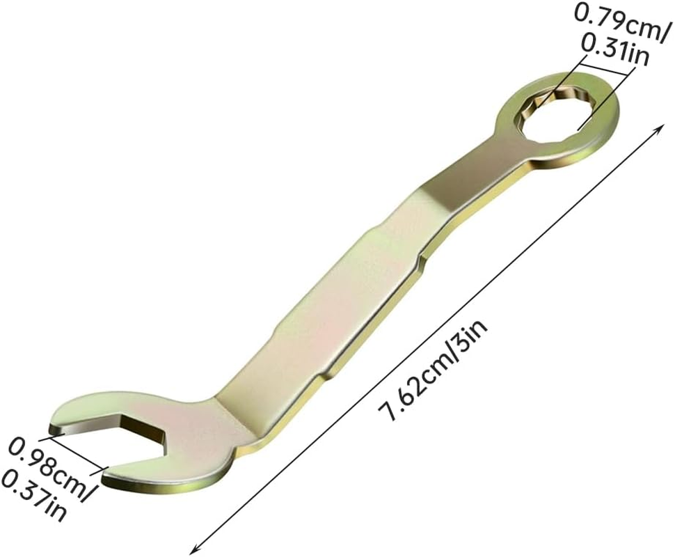 2 Pack Length Pocket Door Wrench, Heavy Duty Adjustable Spanner Tool, Pocket Door Adjustment Tool for Home or Hardware Repair(Color:Gold)