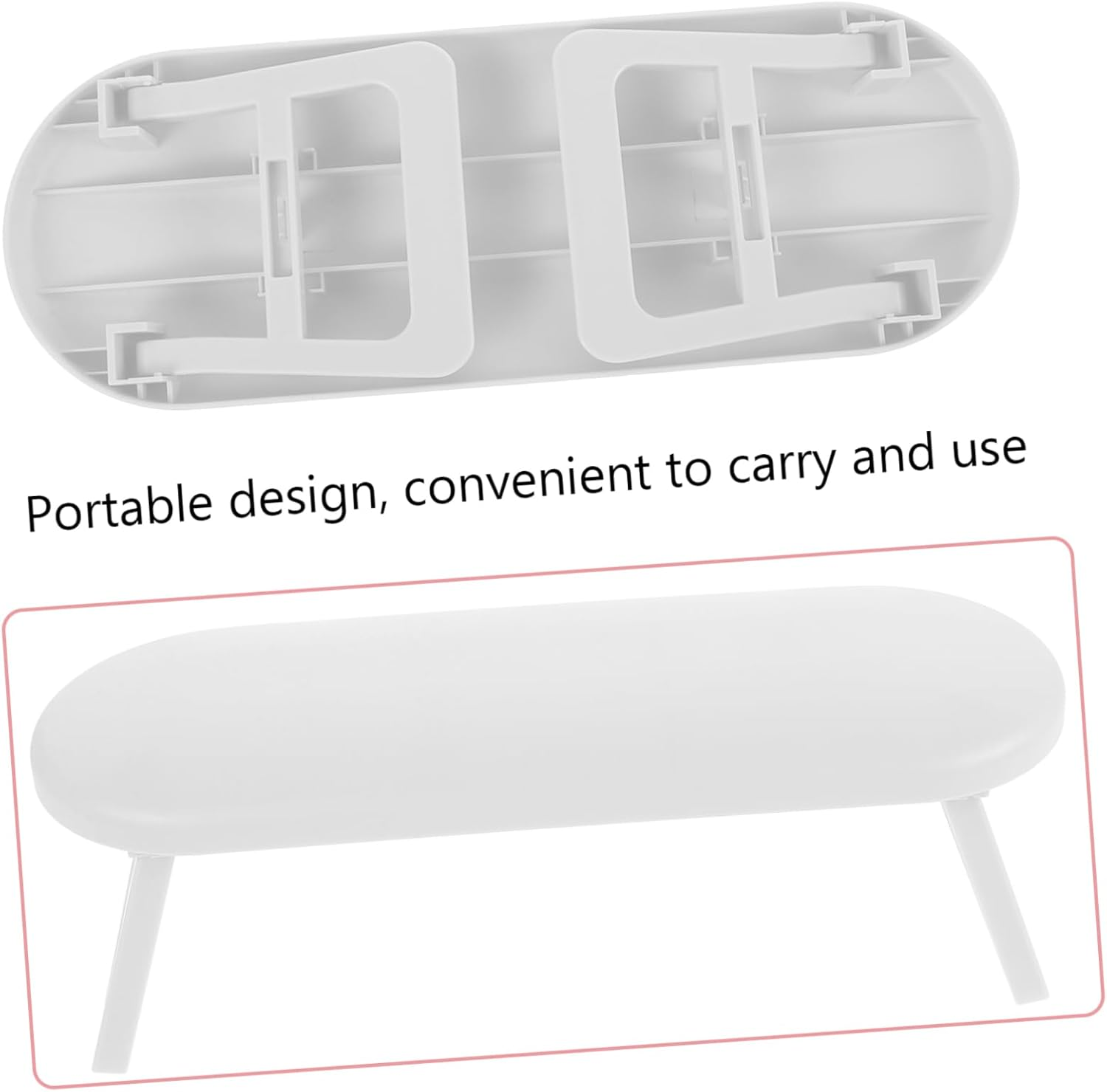 OHPHCALL Space-Saving Manicure Hand Pillow Stand Arm Rest for Nails Easy to Store Nail image number 1