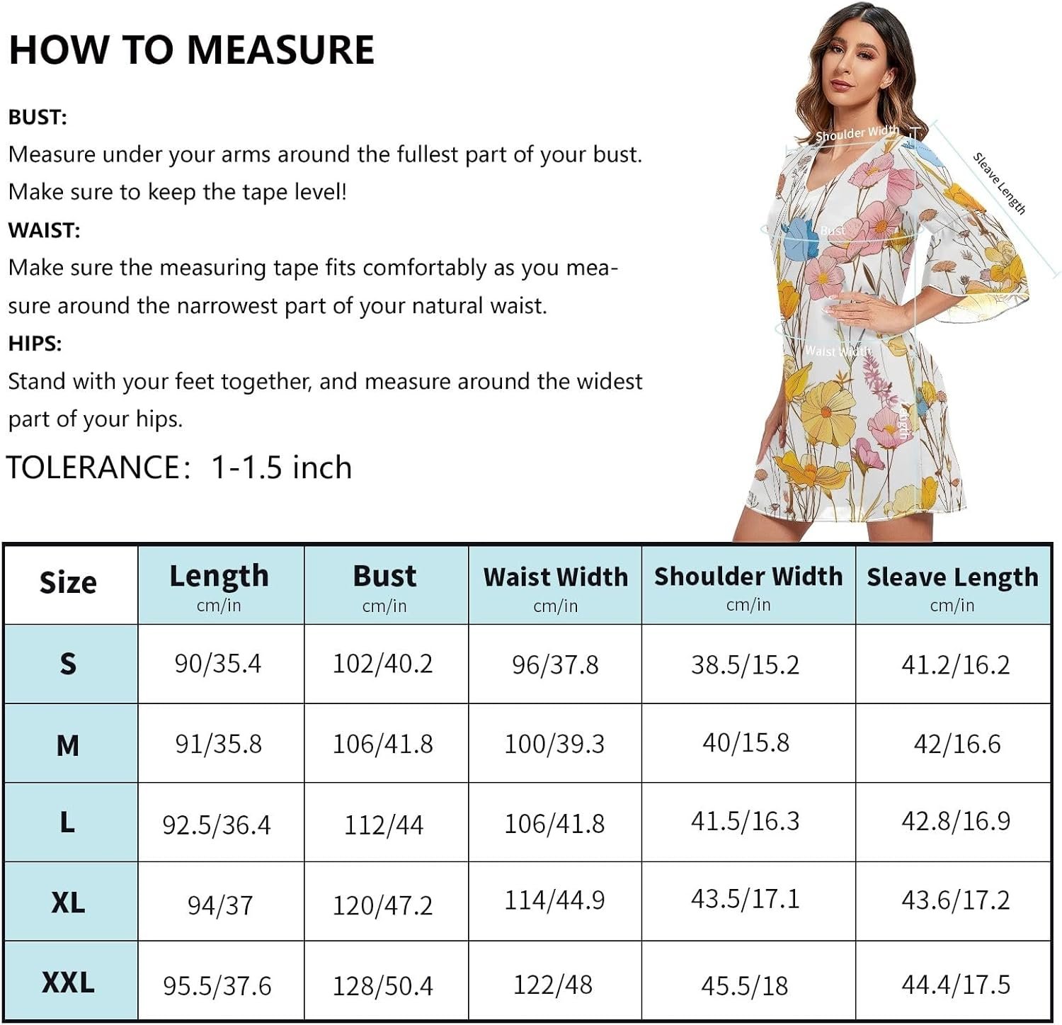 Vintage Wildflower White Short Summer Dress Printed Line Maternity Dress S-XXL