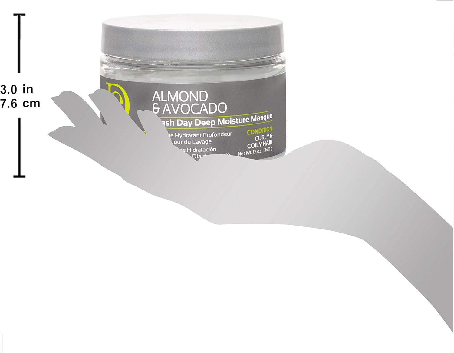 Design Essentials Natural Almond & Avocado Wash Day Deep Moisture Masque, 12 Ounce image number 4
