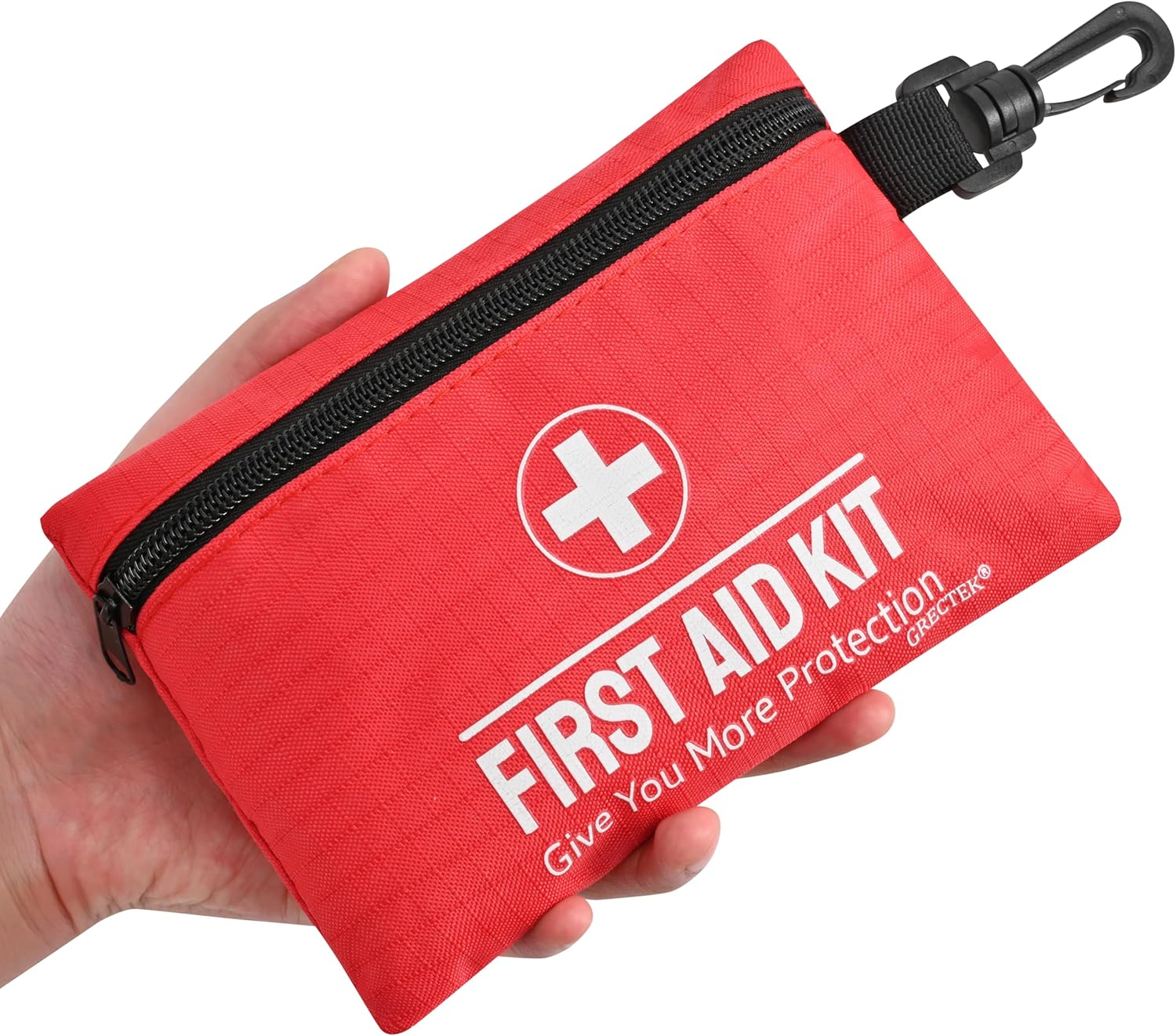 101 Piece First Aid Kit - Camping Essentials, Hiking, Home Essentials, Car Emergency Kit, Hiking Gear, Mini First Aid Kit Travel, Car Essentials, Survival Stuff