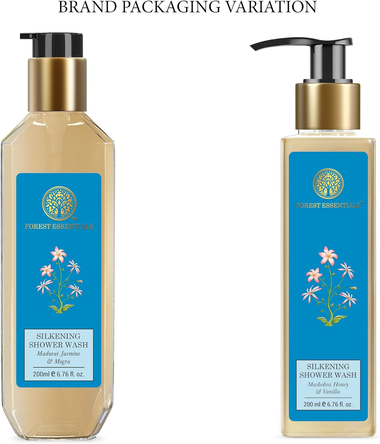 Forest Essentials Silkening Shower Wash - Madurai Jasmine & Mogra 200Ml image number 1