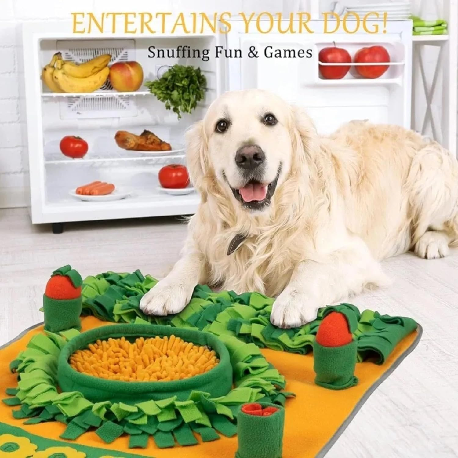 ROY Sniffing Rug for Dogs and Cats, Food Sniffing, Feeding Mat, Sniffing Mat Dog, Puppy Training Mat for Slow Feeding, Dog Game Training Mat - Intelligence Toy for Dogs image number 1