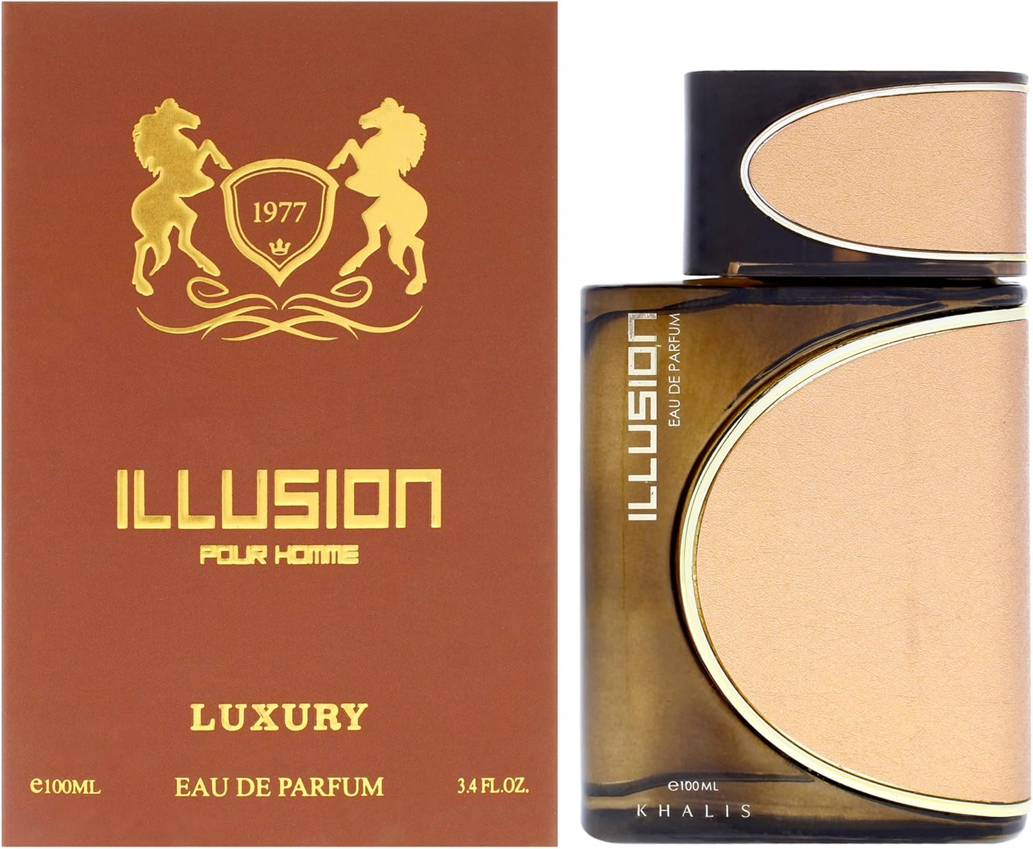 Luxury Collection - Illusion by Khalis for Men - 3.4 Oz EDP Spray image number 2