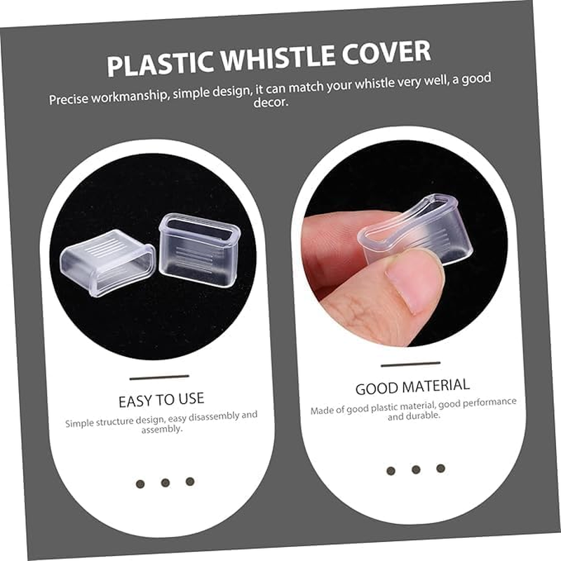 20 Pcs Whistle Mouth Covers Sports Whitsle Cushioned Mouth Grip Coach Whistle Mouth Guard Sports Whistles Protctor for Referee Outdoor Whistles Coach and Referee Gear image number 6