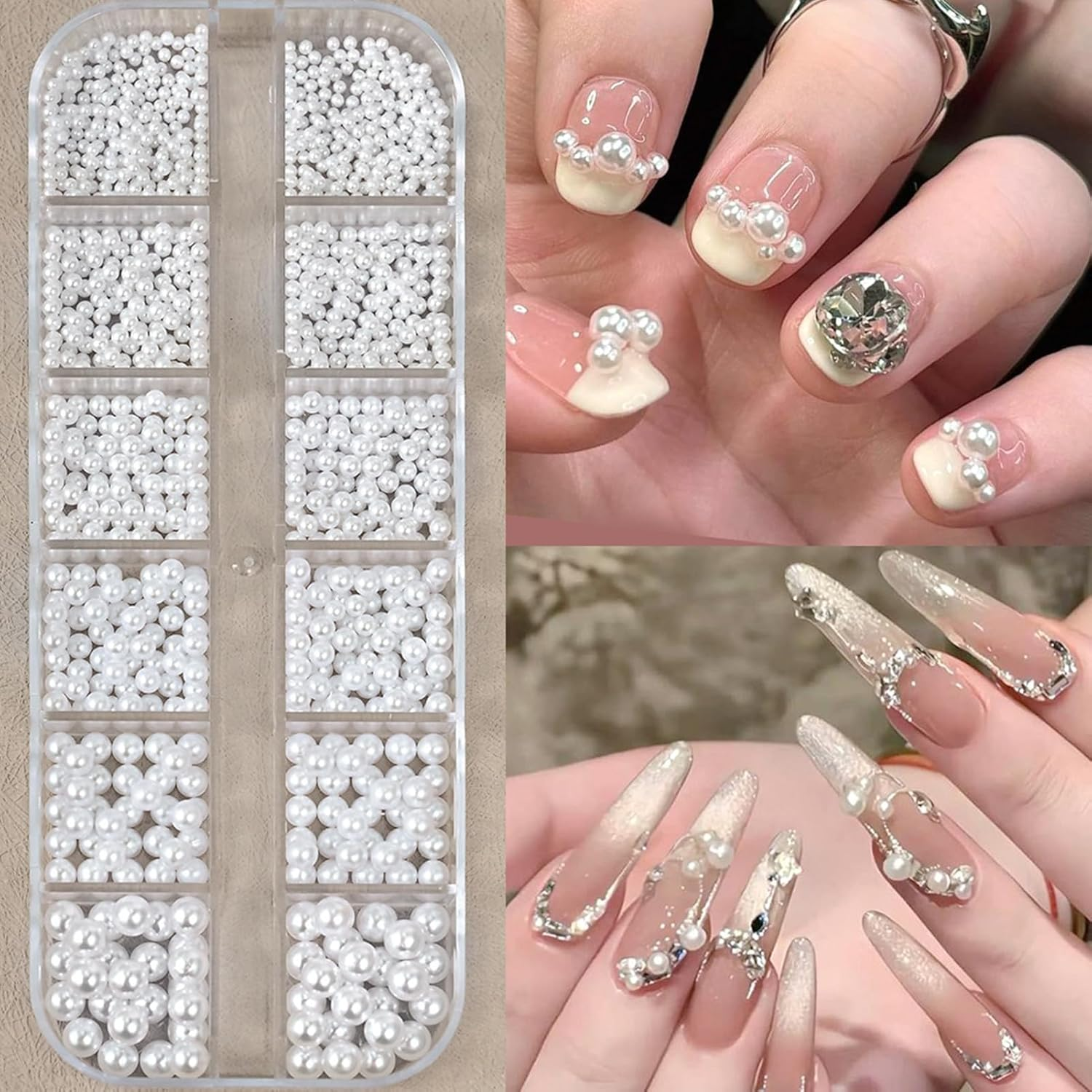 Charm Nail | Elegant Nail Design Beads | Durable Nail Supplies for Nomad, Professional, Home and Outdoor Use - Ideal for Girlfriend, Wife, Friend Or image number 6