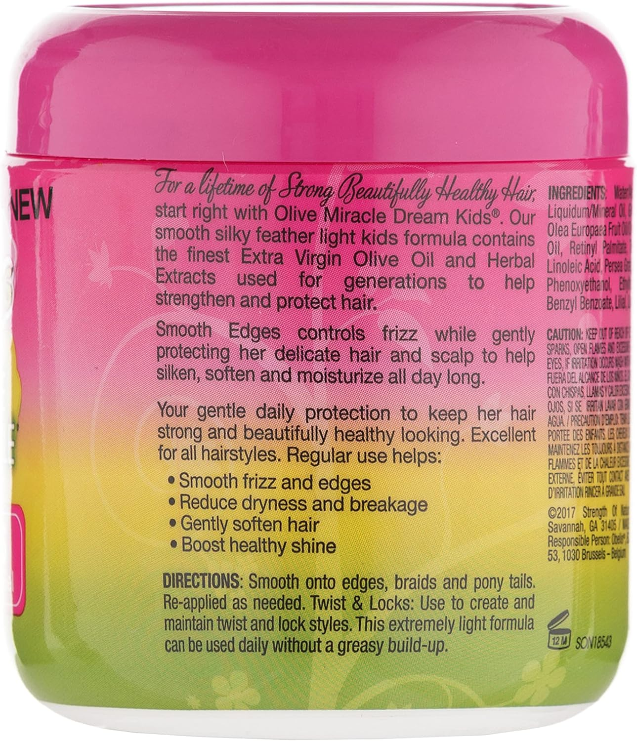 African Pride Dream Kids Olive Miracle Smooth Edge Gel image number 2