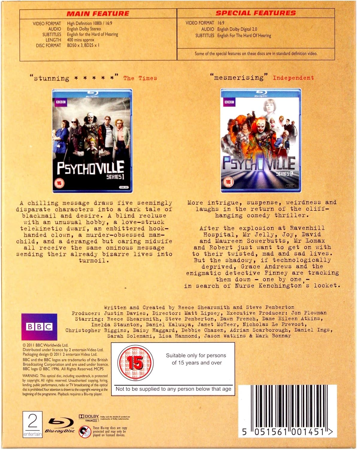 Psychoville Series 1 & 2 [Blu-Ray]