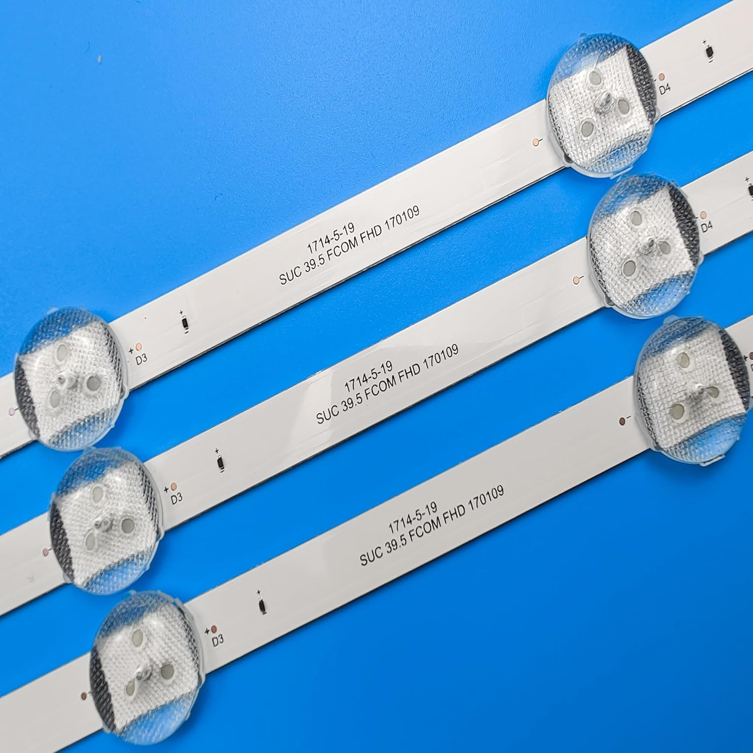 15 Kit LED Backlight Strips for Sam/S.Ung UE40M5000AU UE40M5005AW LED Bars Bands 2015 SVS39.5 FHD FCOM 8LEDS Rulers V5DN-395SM0-R2 (Size : 15 PCS for 5 TV) image number 4