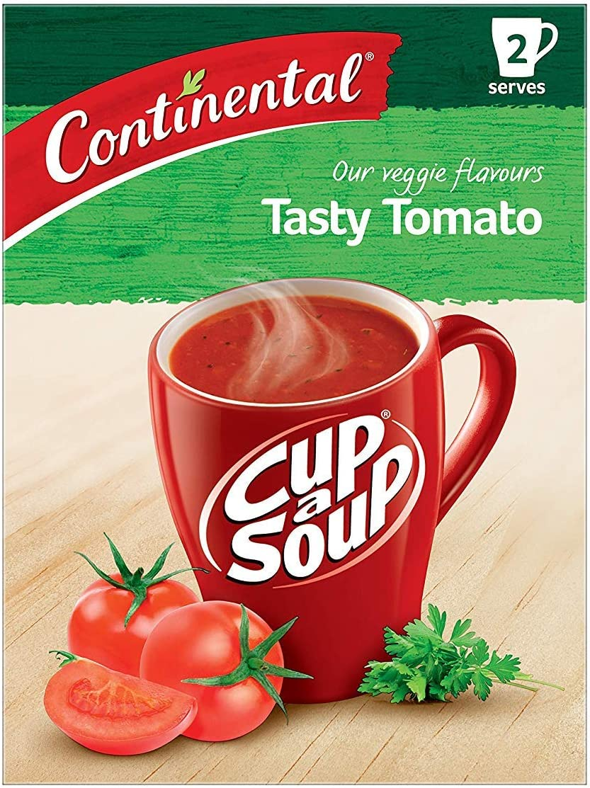 CONTINENTAL Cup-A-Soup | Tasty Tomato, 2 Pack, 54G image number 1
