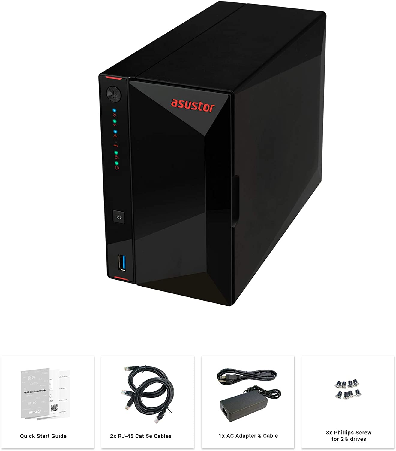 Asustor AS5202T Drivestor Pro 2-Bay NAS Storage System image number 5