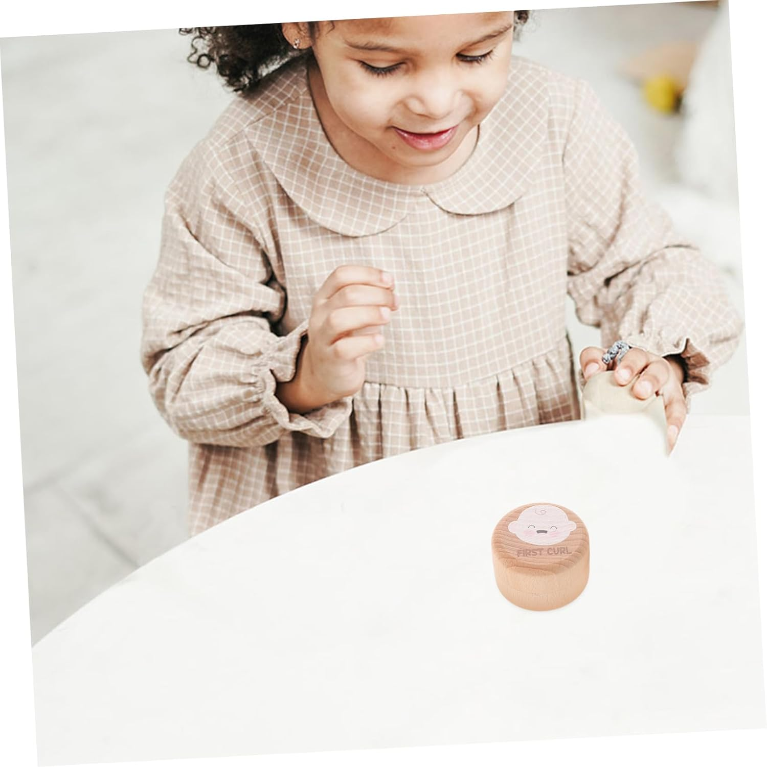 2Pcs Wooden Tooth Keepsake Box First Tooth Storage Box for Boys and Girls Cute Fairy Design for Shower Birthday