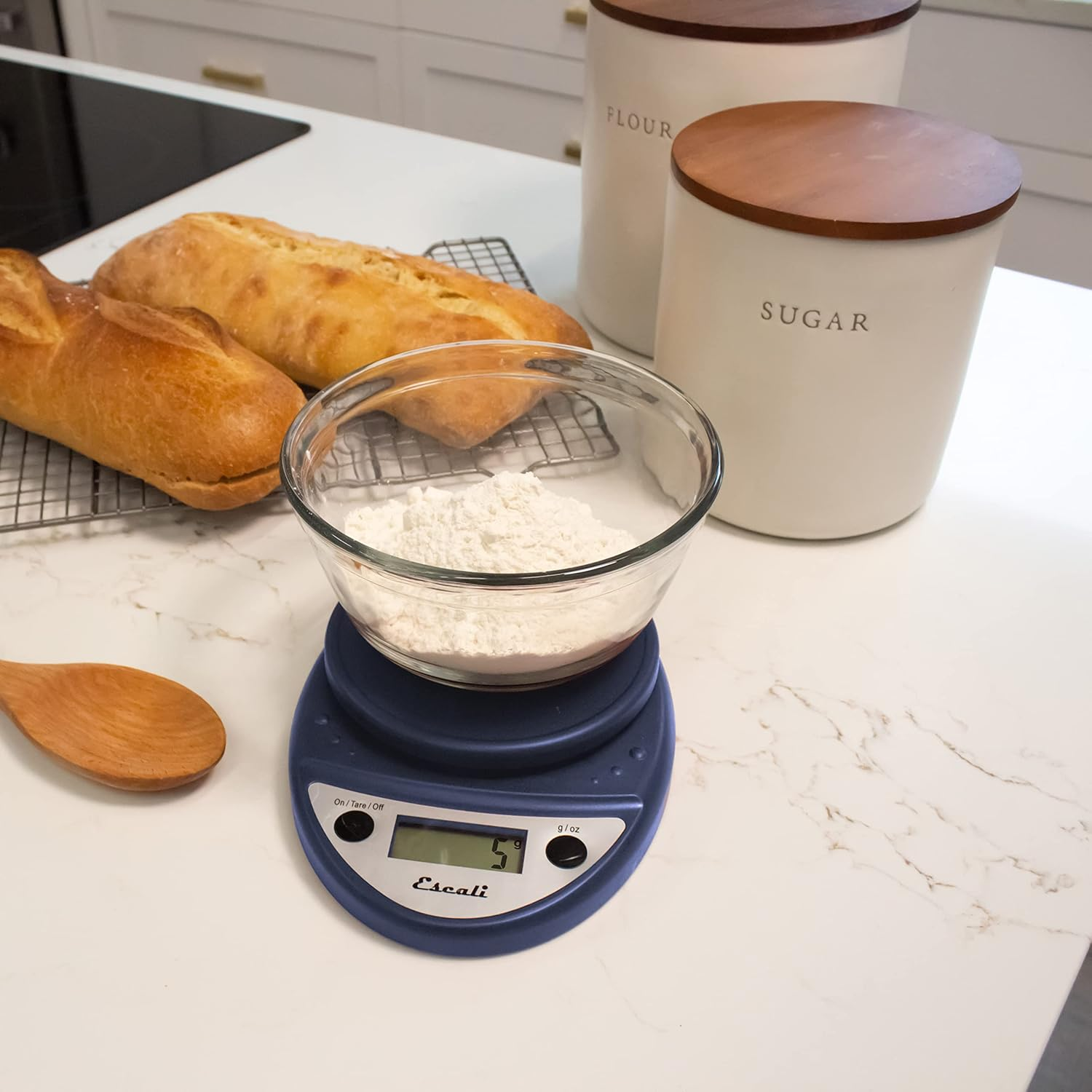 Escali P115NB Primo Digital Kitchen Scale 11Lb/5Kg, Royal Blue 8.5 X 6 X 1.5 Inches - Red image number 2