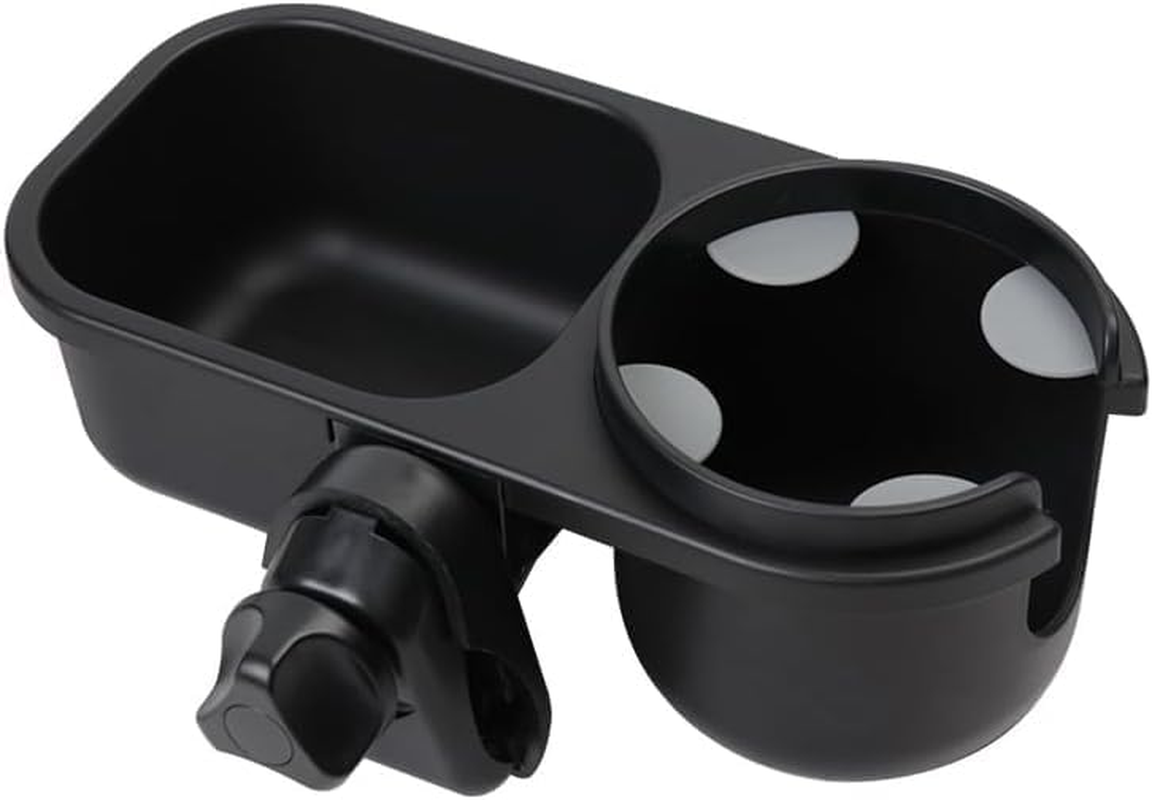 2 in 1 Universal Cup Holder and Snack Tray for Stroller, Bike, Wheelchair, Walker, Scooter image number 2