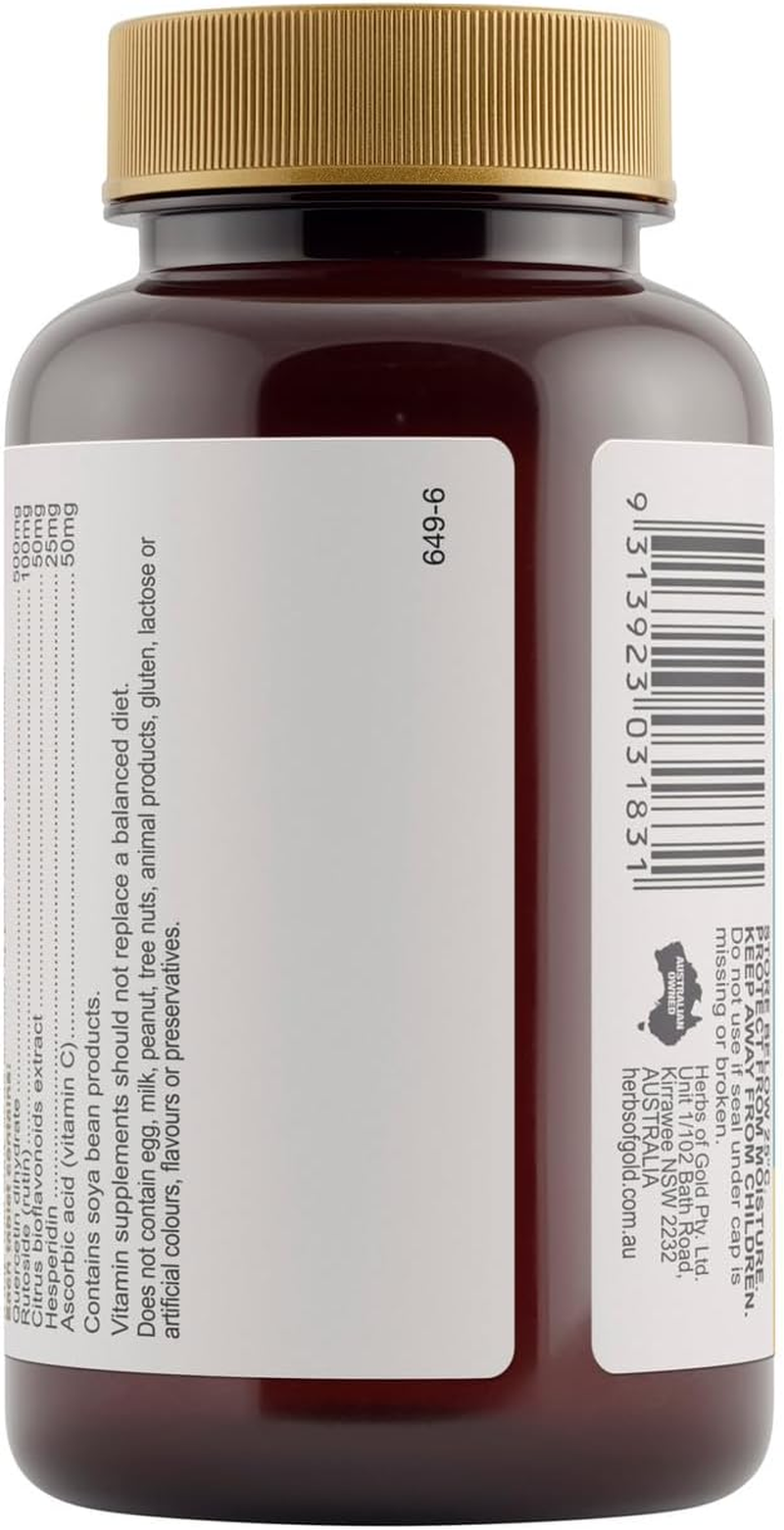 Herbs of Gold Quercetin Complex 60 Capsules image number 2