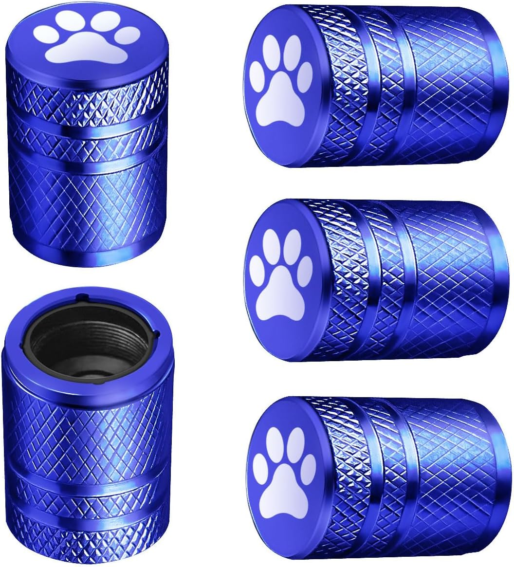 Tire Valve Stem Caps - (5 Pack) Metal Air Caps with Plastic Liner, Corrosion Resistant, Leak-Proof, Universal Stem Covers for Cars Trucks Motorcycles and Bikes - Black image number 6