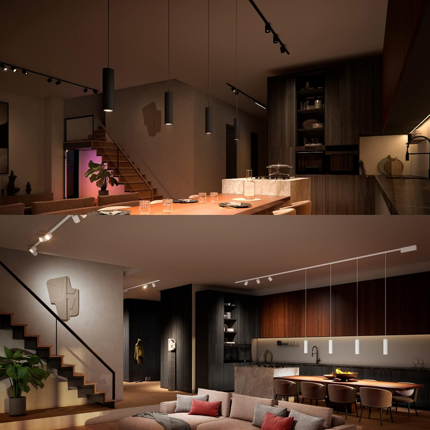 Philips Hue White & Color Amb. Perifo Expansion Spotlight, Dimmable, 16 Million Colours, Controllable via App, Compatible with Amazon Alexa, Apple Homekit & Google Assistant, Black image number 2