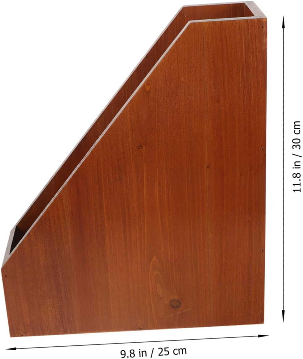 Operitacx Solid Wood Storage Box for Desktop Organization Wooden Desk Organizer for Home Office Accessories for Computer Desk Vanity Organizers and Storage image number 6