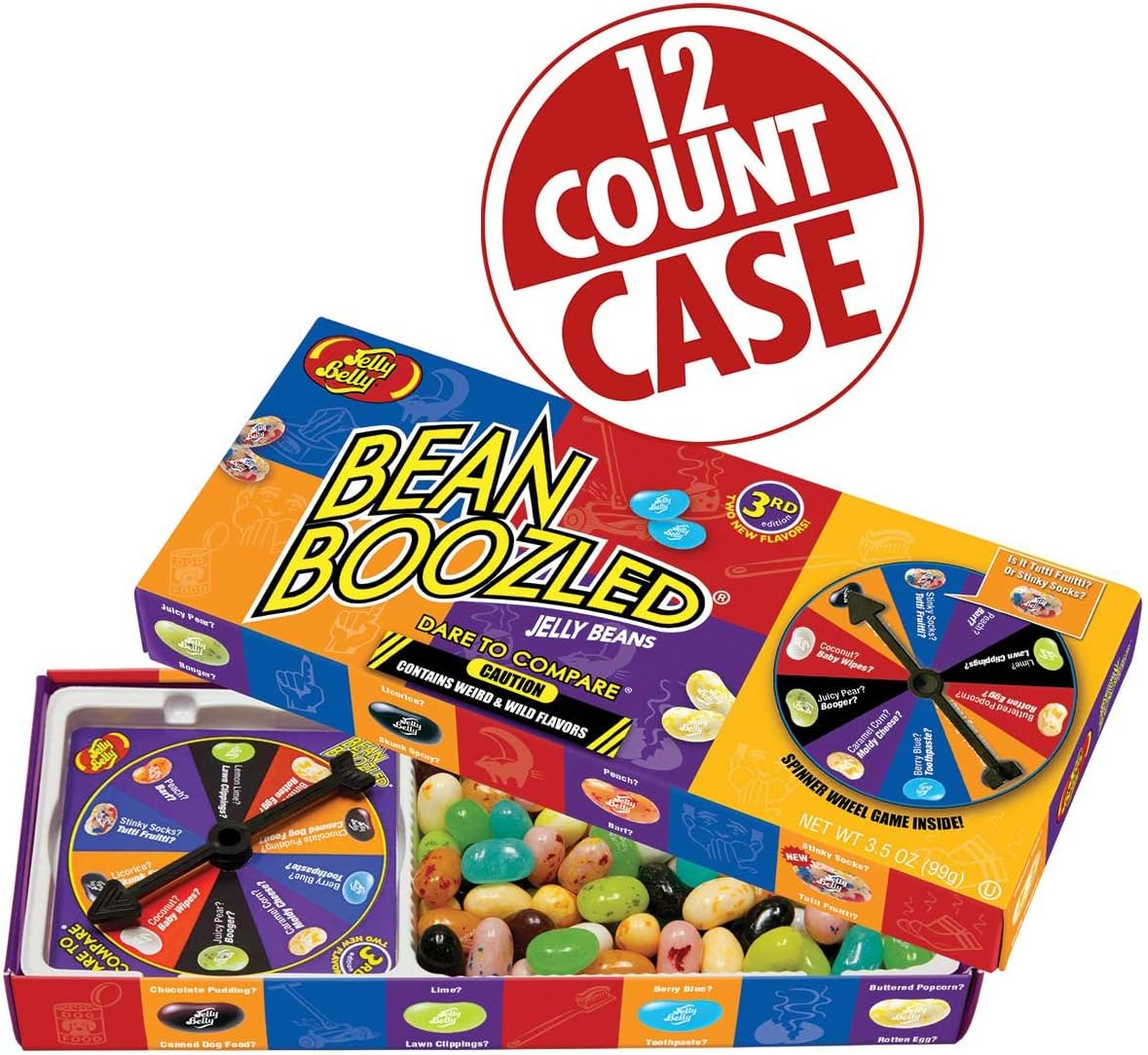 Jelly Belly Beanboozled Jelly Beans Spinner Gift Box, 5Th Edition, 3.5 Ounce (Pack of 1) image number 2