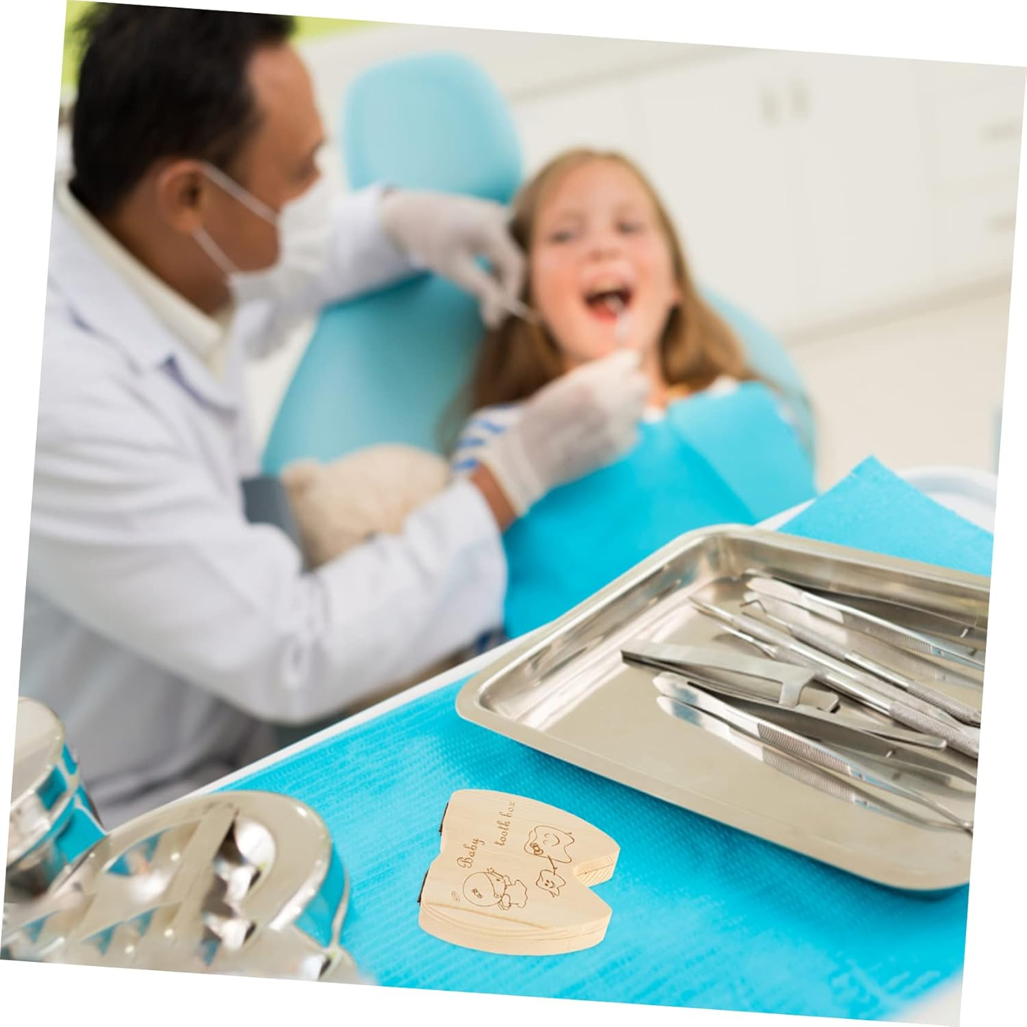 SUPVOX Tooth Fairy Keepsake Box for Teeth with Labels for Boys Durable Design image number 1