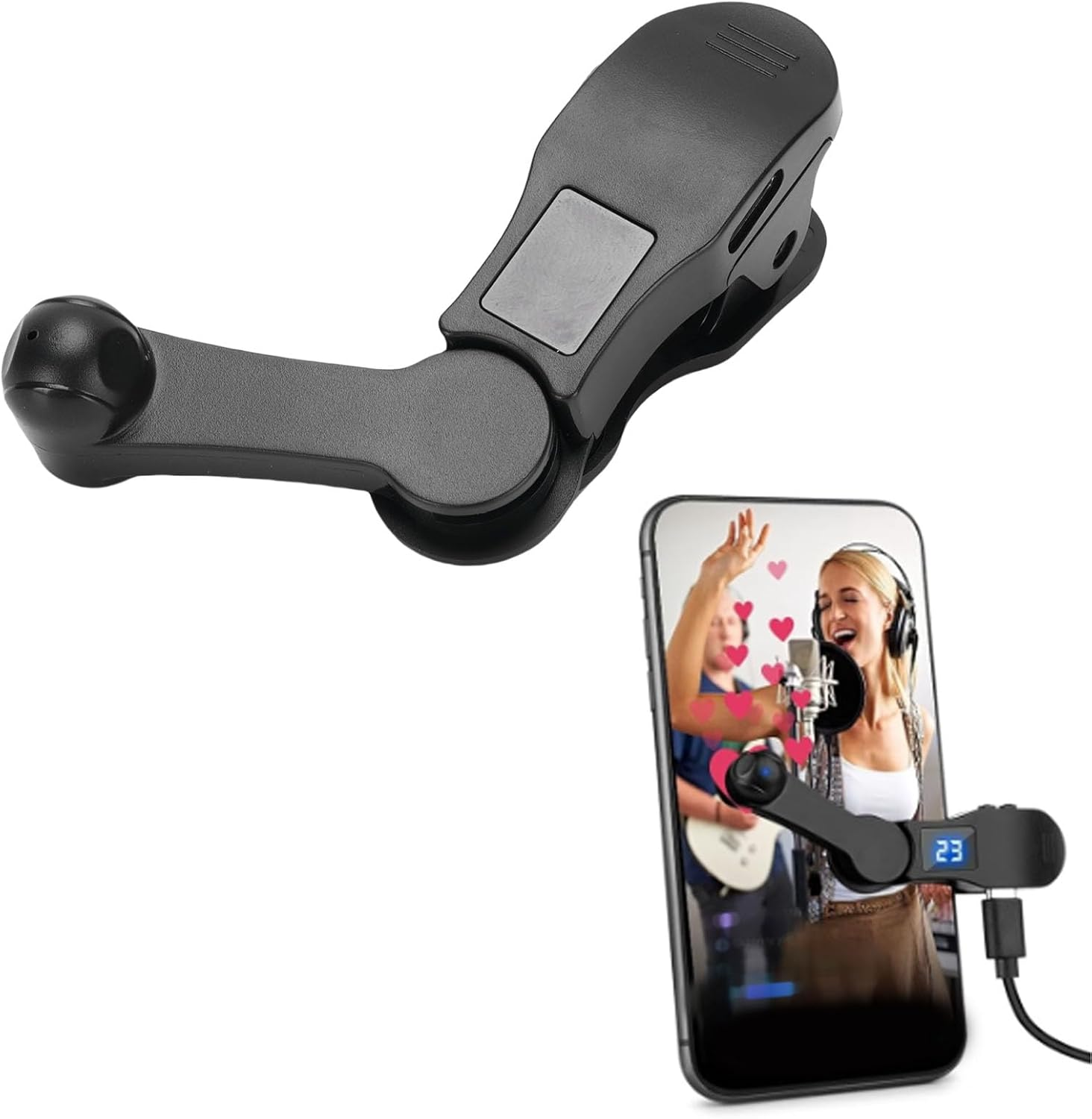 Auto Clicker for Smart Phone, Adjustable Speed Phone Screen Tapper, 99 Clicks/S Fast Click Simulation Finger Continuous Clicker for Live Broadcasts Likes image number 4