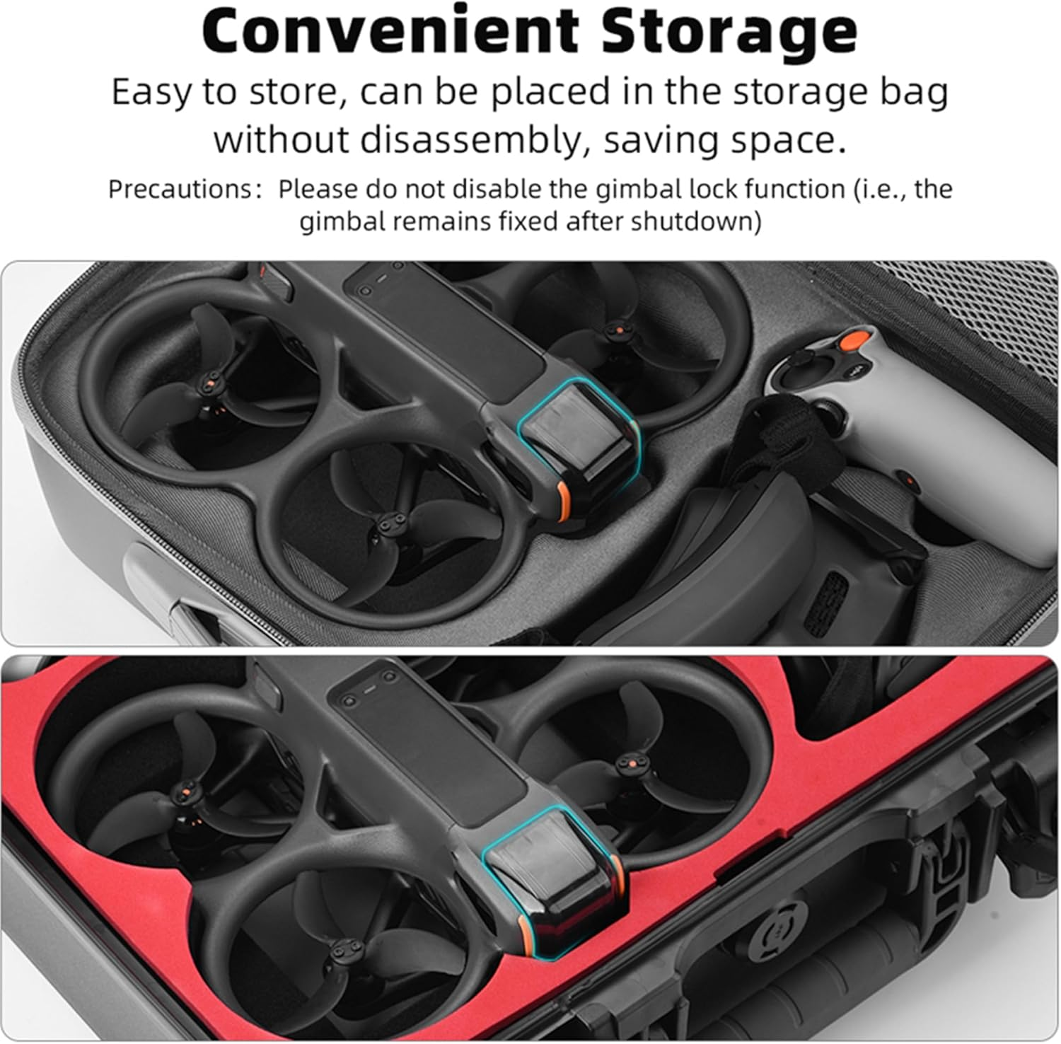 CERFFOOL Gimbal Protective Lens Cover for DJI Avatar 2 Lens Cap Dustproof Protective Cap Anti-Scratch Protective Case Drone Accessories Lens Protection Cap image number 4