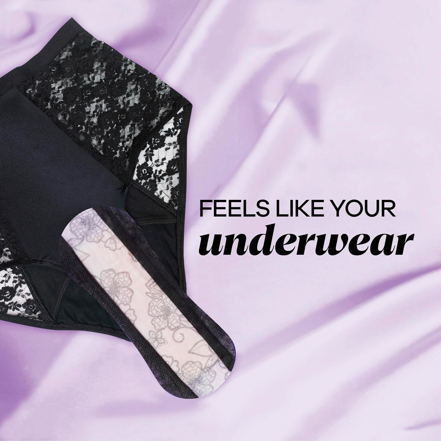 Always Discreet Boutique Incontinence Liners, Very Light Absorbency, Long Length,32 Count (Pack of 3) image number 2