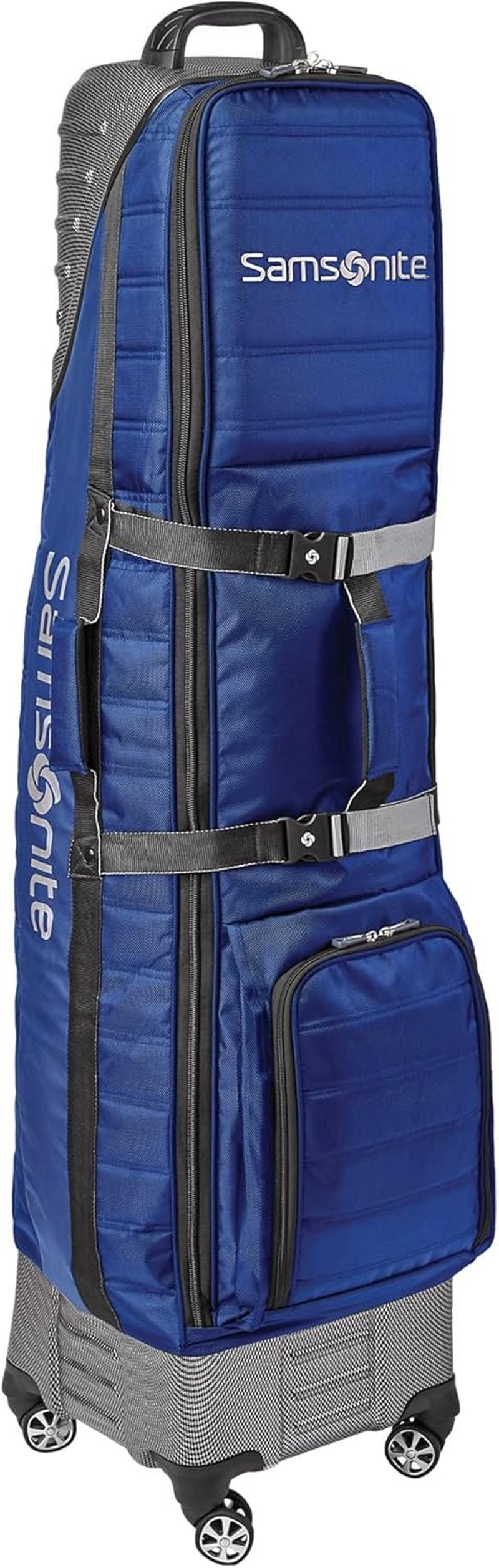 Samsonite the Protector Hardside and Softisde Golf Travel Bag with Shark Wheels, Waterproof Exterior, Black