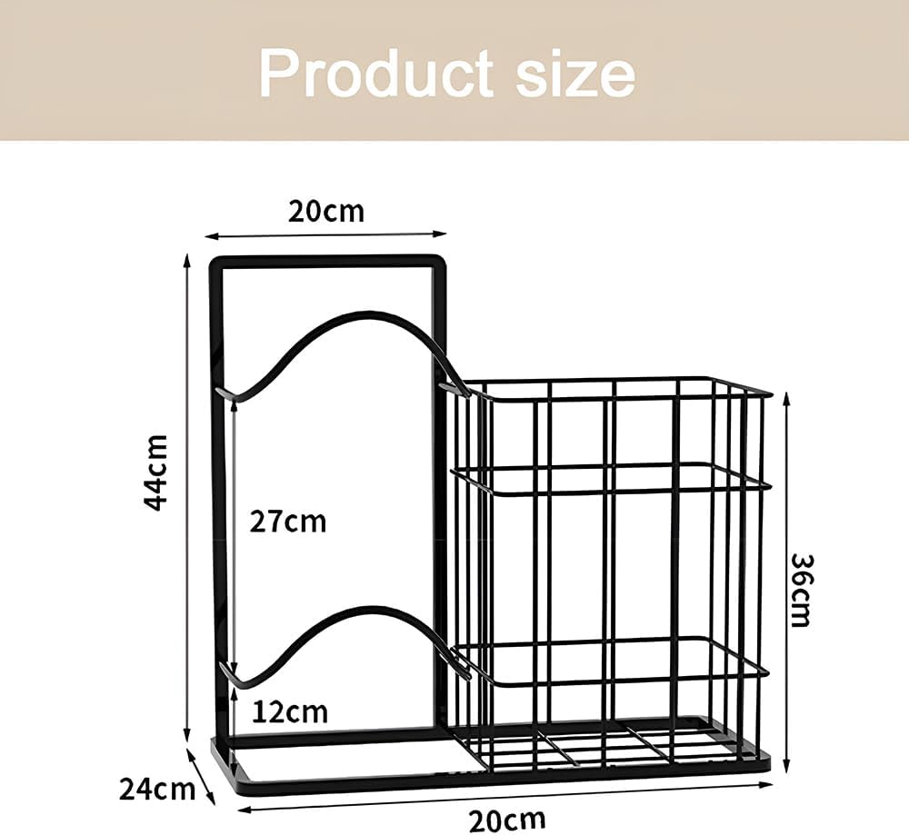 All-In-One Ball Storage Rack, Basketball Organizer Rack with Basket, Fitness Supplies Depositary, for Workout Room Garage School, Sports Equipment Storage for Football Tennis Badminton image number 2