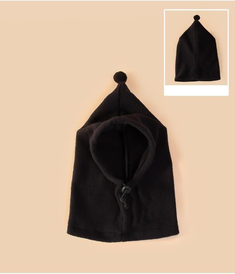 Ear Muffs Noise Protection for Dogs, Plush Pet Hat, Warm Ear Cover, Winter Head Wrap for Small Medium Large Dogs (Black, S) image number 2