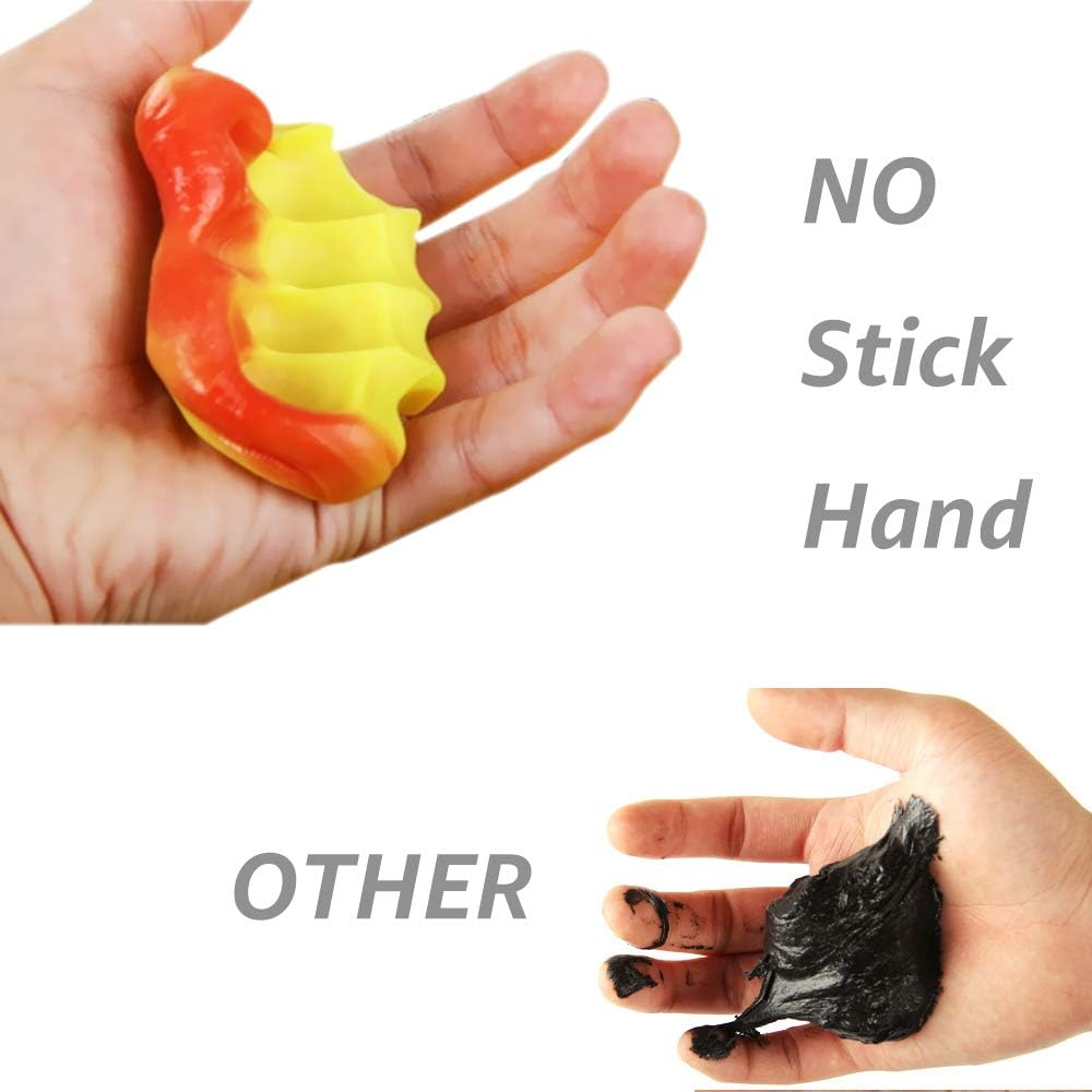 Magic Heat Reactive Color Changing Putty Slime - Soft, Stress Relieving Fun for Teens & Adults (Purple >>> Blue) - Red image number 6