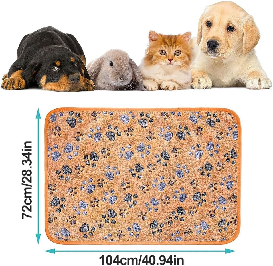 Butyeak Thick Pet Blanket, Cat Blanket, Dog Blanket, Dog Blanket, Washable, Double-Sided Pet Blankets, Soft Warm Pet Blankets, Pet Blanket, Flannel, Dog Blanket, Cuddly Blanket, (104 X 72 Cm) image number 4