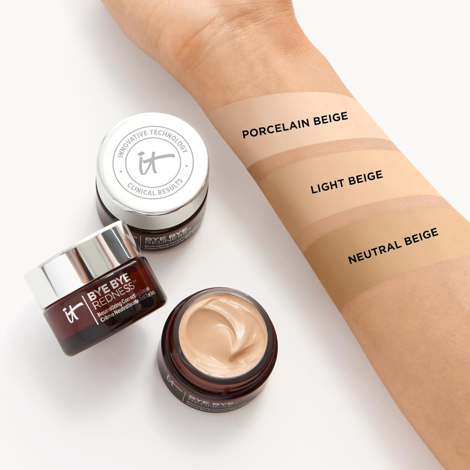 It Cosmetics Bye Bye Redness Neutralising Correcting Cream (Porcelain Beige) 10Ml image number 6