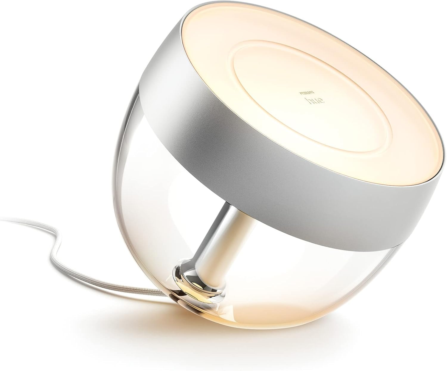 Philips Hue Iris White and Colour Ambiance Smart Table Light V4 [Gold] with Bluetooth, Compatible with Alexa, Google Assistant and Apple Homekit