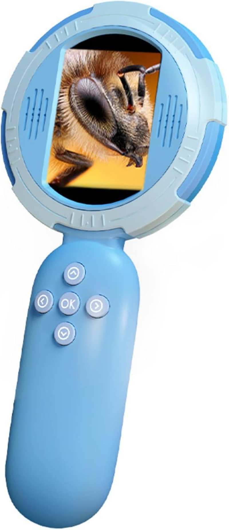 Digital Microscope for Kids - Portable Pocket Magnifier with 2" IPS Display, 100X Magnification, 8 LED Lights, USB Connection to PC, Compatible with & Mac image number 1