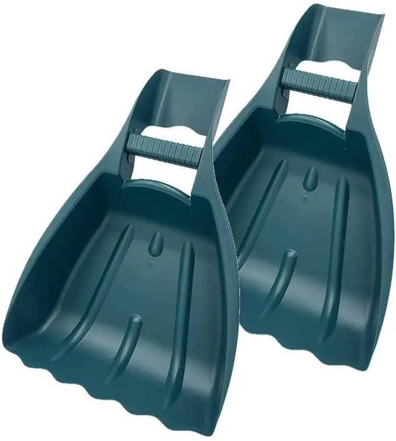 AIMALL 2PCS Large Leaf Grabbers &ndash; 19.7In Plastic Garden Rake for Lawn and Yard Cleaning, Durable Handheld Leaf Collectors with Easy-Grip and Hanging Hole image number 4